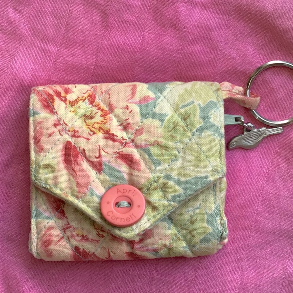 April Cornell Key Ring Fob Pouch